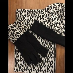 Michael Kors Scarf, Hat, Gloves Set